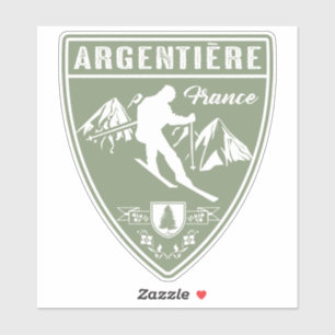 Argentiere France Sticker