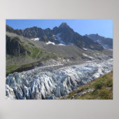 Argentiere glacier French Alps Poster (Voorkant)