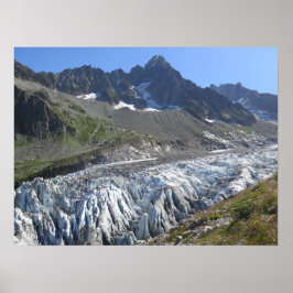Argentiere glacier French Alps Poster