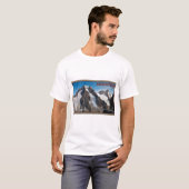 Argentiere - Uitzicht van Groands Montets T-shirt (Voorkant volledig)