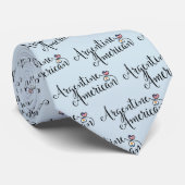 Argentijns-Amerikaans Stropdas van het hart (Opgerold)