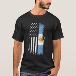 Argentijns Amerikaanse Vlag T Shirt - Argentinië V