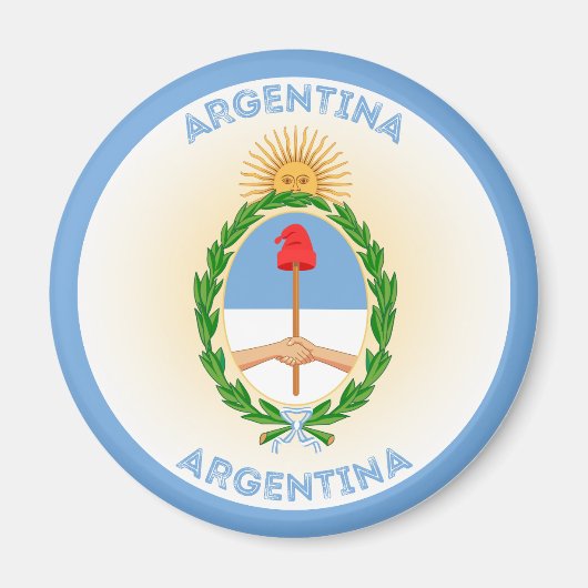 Argentijns Erfgoed Embleem Magneet (Voorkant)