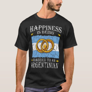 Argentijns huwelijk Argentina Roots Heritage Marr T-shirt