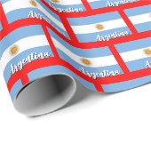 Argentijns inpakpapier, Rode Kerstmis, Argentijnse Cadeaupapier (Rol Hoek)