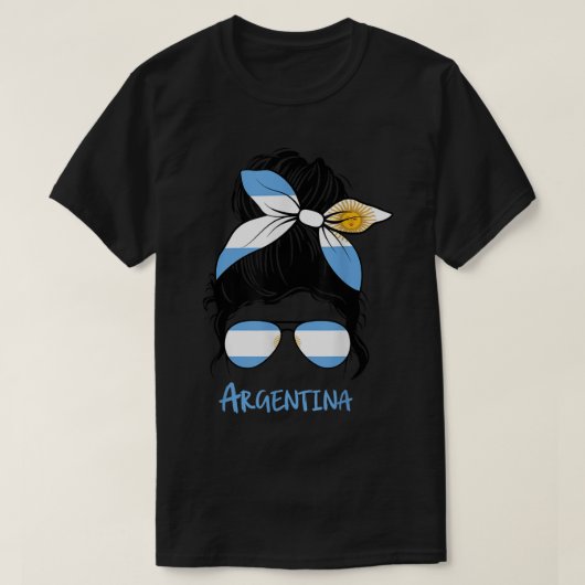 Argentijns meisje Chica Argentine T-shirt (Design voorkant)