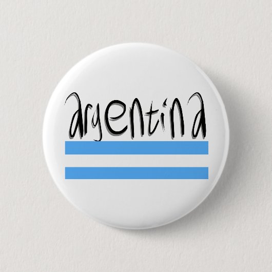Argentijns ontwerp! ronde button 5,7 cm (Voorkant)