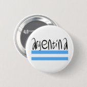 Argentijns ontwerp! ronde button 5,7 cm (Voorkant /achterkant)