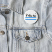 Argentijns ontwerp! ronde button 5,7 cm (In situ)