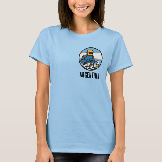 Argentijns schaken t-shirt (Voorkant)