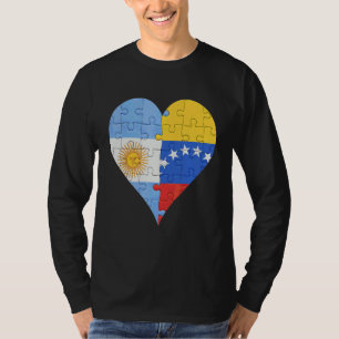 Argentijns Venezolaans vlaggeschut T-shirt