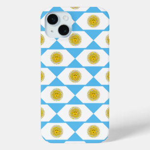 Argentijns vlagpatroon iPhone 15 mini hoesje