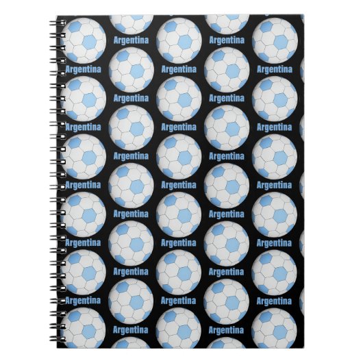 Argentijns voetbal  notitieboek (Voorkant)