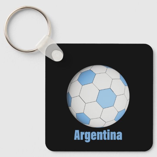 Argentijns voetbal sleutelhanger (Voorkant)