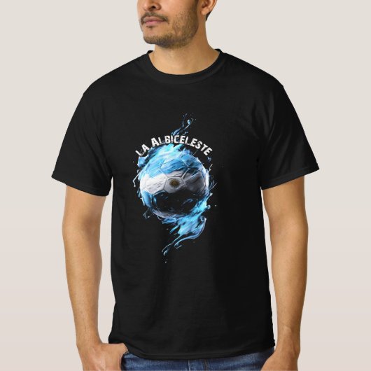 Argentijns voetbalelftal t-shirt (Voorkant)
