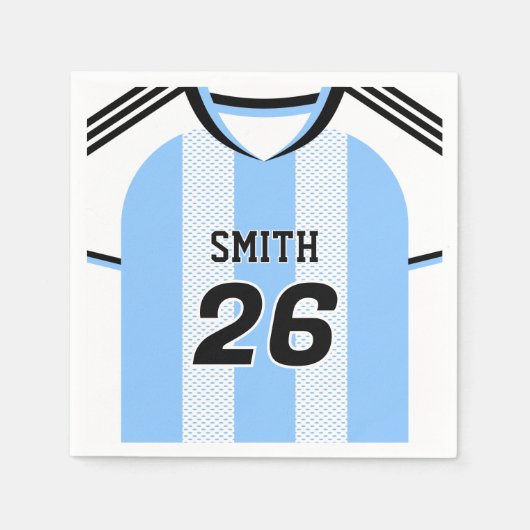 Argentijns voetbalshirt Aangepaste naam nummer ser Servet (Voorkant)