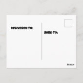 Argentijns zwart-wit tegu briefkaart (Achterkant)