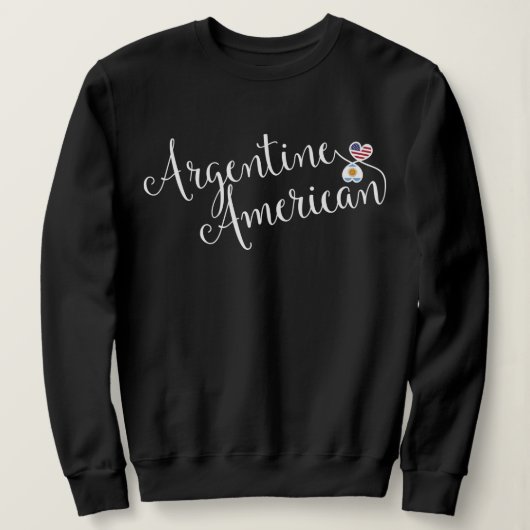 Argentijnse Amerikaanse gejumeleerde harten Sweats Trui (Design voorkant)
