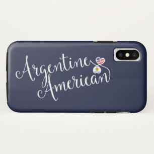 Argentijnse Amerikaanse Gloed Hearts Cell Phone Ca Case-Mate iPhone Case