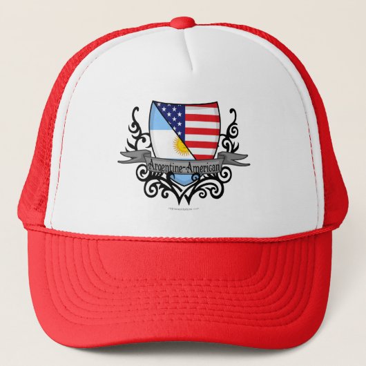 Argentijnse Amerikaanse vlag Trucker Pet (Voorkant)