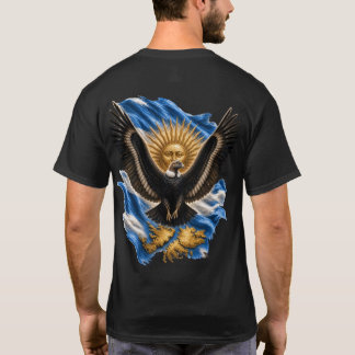 Argentijnse Andescondor Malvinas Vlag Sol de Mayo T-shirt