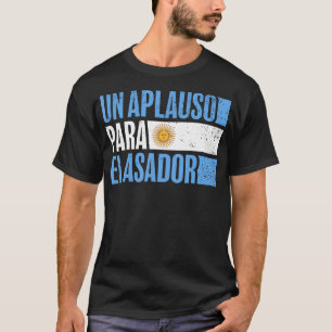 Argentijnse Asador Argentijnse vlag Parrilla Grill T-shirt