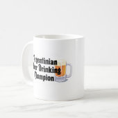 Argentijnse bier Drink Champion Koffiemok (Voorkant links)