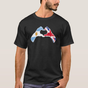 Argentijnse Britse Vlag - Argentijnse Verenigde Ko T-shirt