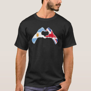 Argentijnse Britse vlag - Argentinië Verenigd Koni T-shirt