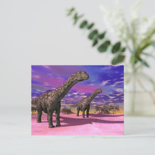 Argentijnse dinosaurus - 3D rendering Briefkaart (Staand voorkant)