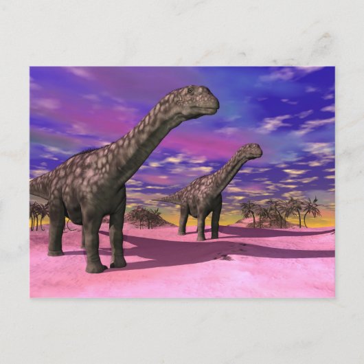Argentijnse dinosaurus - 3D rendering Briefkaart (Voorkant)