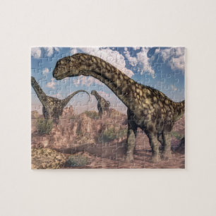 Argentijnse dinosaurus - 3D rendering Legpuzzel