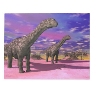 Argentijnse dinosaurus - 3D rendering Notitieblok