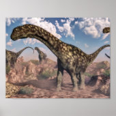 Argentijnse dinosaurus poster (Voorkant)