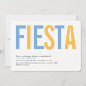 Argentijnse Feest Uitnodiging (Voorkant)
