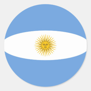 Argentijnse Fisheye Vlag Sticker