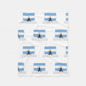 Argentijnse Football Soccer Nationaal Team Fleece Deken (Voorkant)