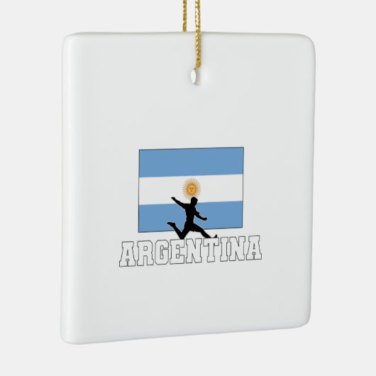 Argentijnse Football Soccer Nationaal Team Keramisch Ornament (Rechts)
