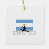 Argentijnse Football Soccer Nationaal Team Keramisch Ornament (Voorkant)