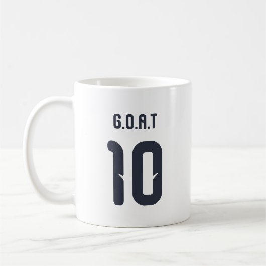 Argentijnse G.O.A.T. Nummer 10 Koffiemok (Links)