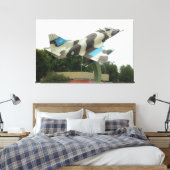 Argentijnse gevechtsvliegtuig canvas afdruk (Insitu (Slaapkamer))