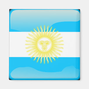 Argentijnse glanzende vlag magneet
