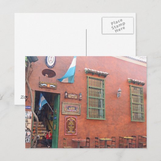 Argentijnse Grill in Cartagena Colombia Briefkaart (Voorkant / Achterkant)