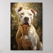 Argentijnse hond / Dogo Argentino Poster (Voorkant)