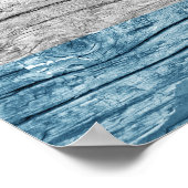 Argentijnse houten vlag poster (Hoek)