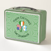 Argentijnse Ierse vlaggen Shamrock Jouw naam (Voorkant)