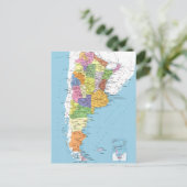 Argentijnse kaart (Staand voorkant)