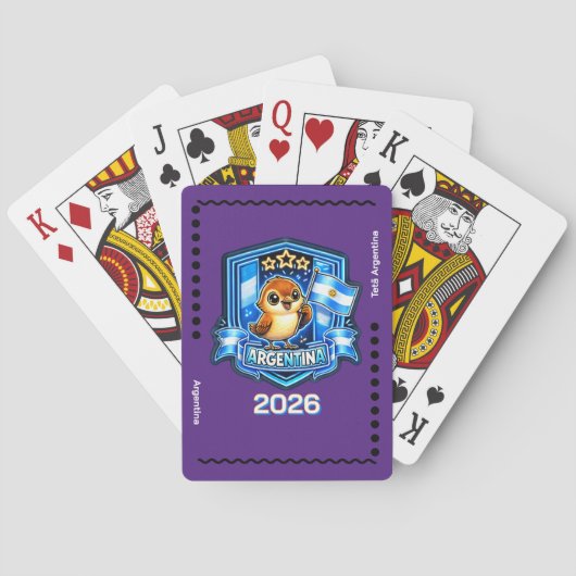 Argentijnse Kinderen  Pokerkaarten (Achterkant)