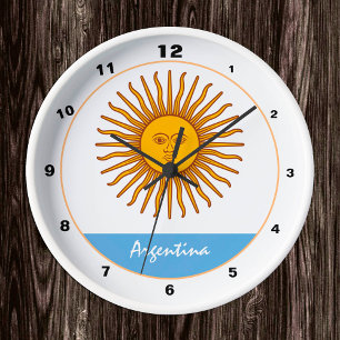 Argentijnse klok, Modern home decor, Argentijnse v Ronde Klok