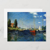 Argentijnse kunst schilderij van Claude Monet Briefkaart (Voorkant / Achterkant)